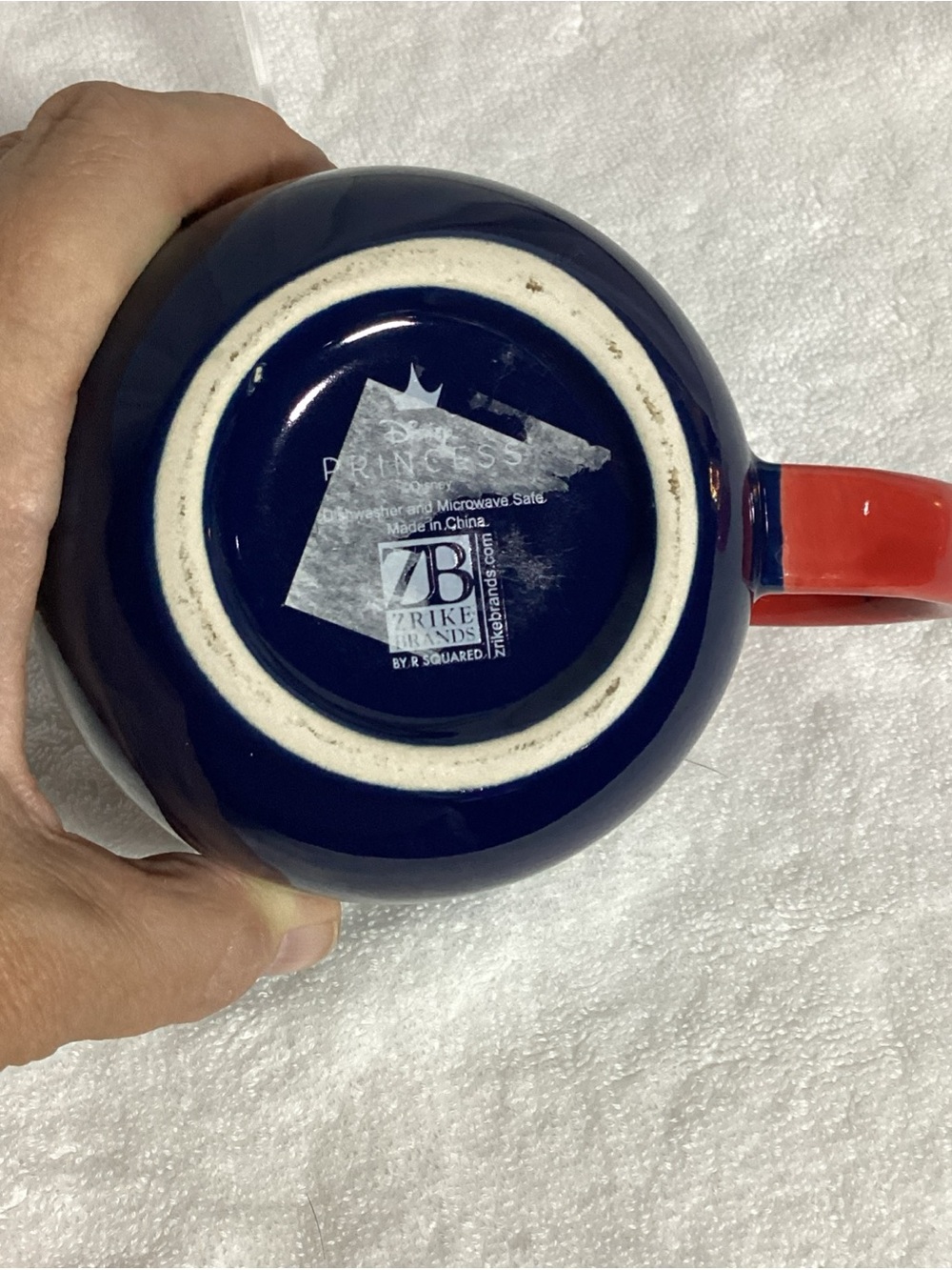 Disney Princess Snow White and Seven Dwarfs Blue Coffee Ceramic Mug Cup by Zrike - Picture 7 of 8